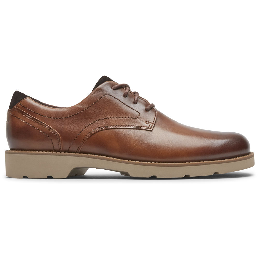 Rockport Oxfords For Mens Brown - Bradlee Plain Toe - OZ2761530